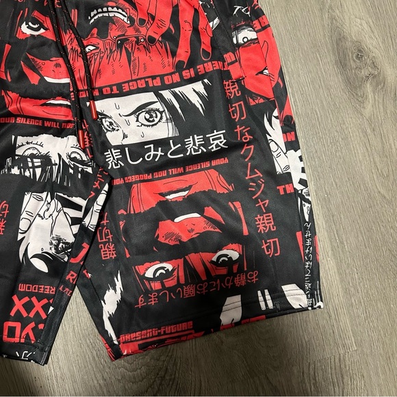 NWT FRESH PRINTS OF TOKYO BY DRILL CLOTHING Mens Anime Short Size M - Picture 4 of 9